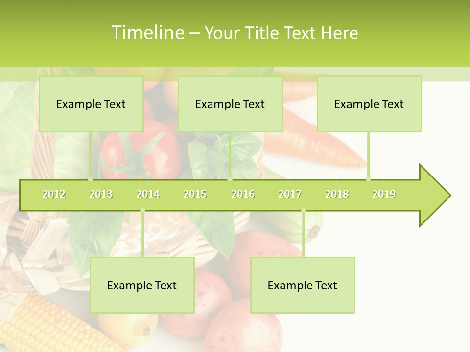 Potato Object White PowerPoint Template
