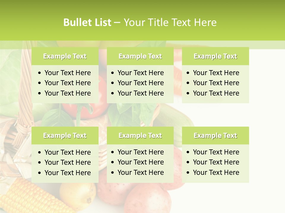 Potato Object White PowerPoint Template