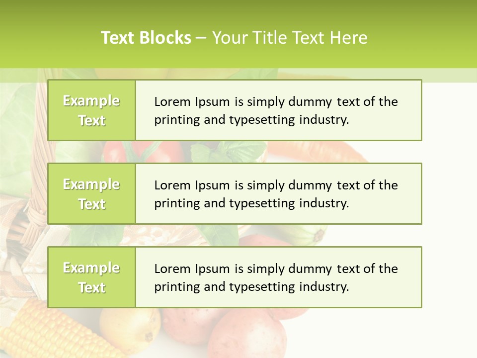 Potato Object White PowerPoint Template