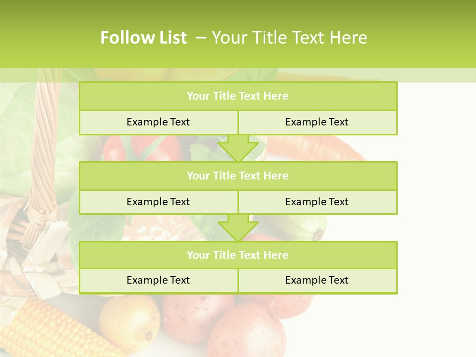 Potato Object White PowerPoint Template