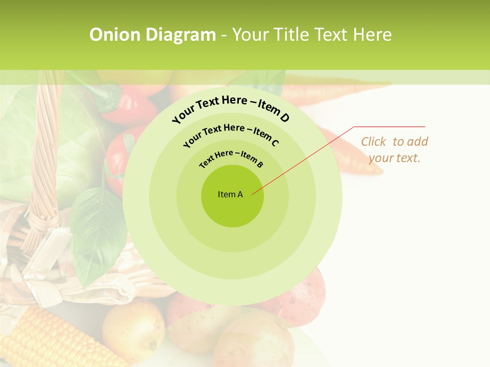 Potato Object White PowerPoint Template