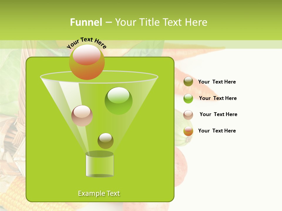 Potato Object White PowerPoint Template