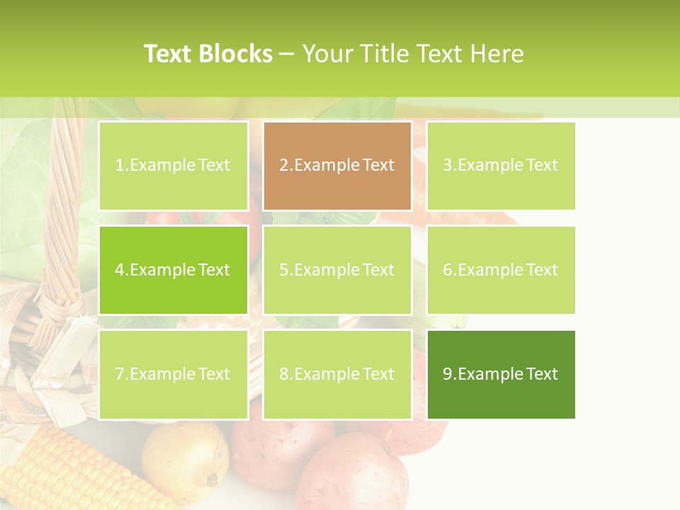 Potato Object White PowerPoint Template