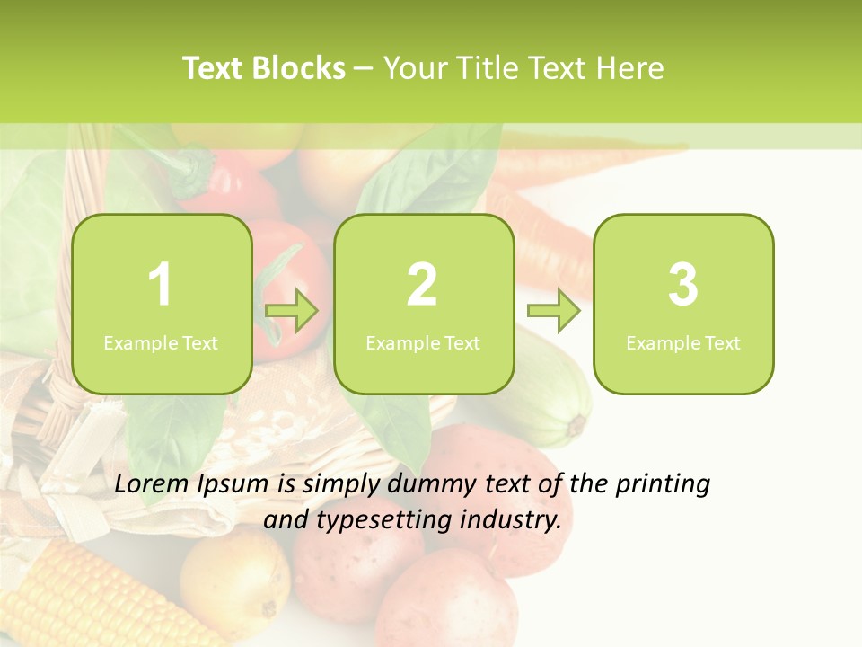 Potato Object White PowerPoint Template