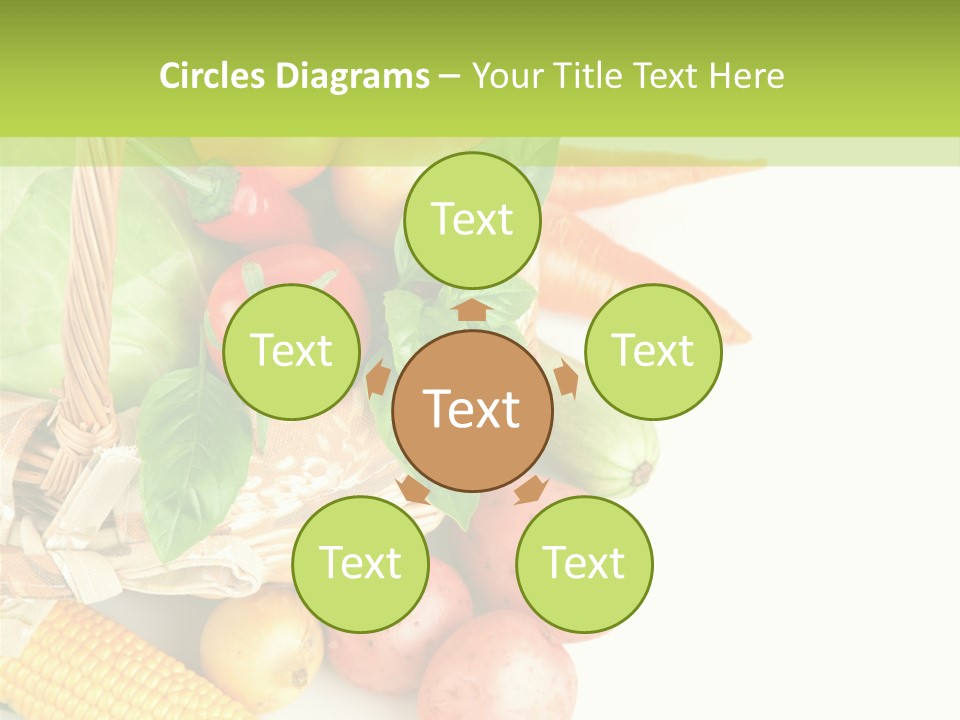 Potato Object White PowerPoint Template