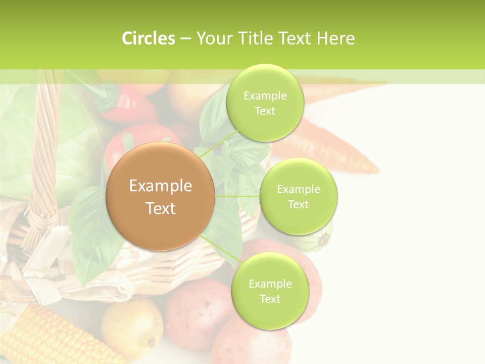 Potato Object White PowerPoint Template