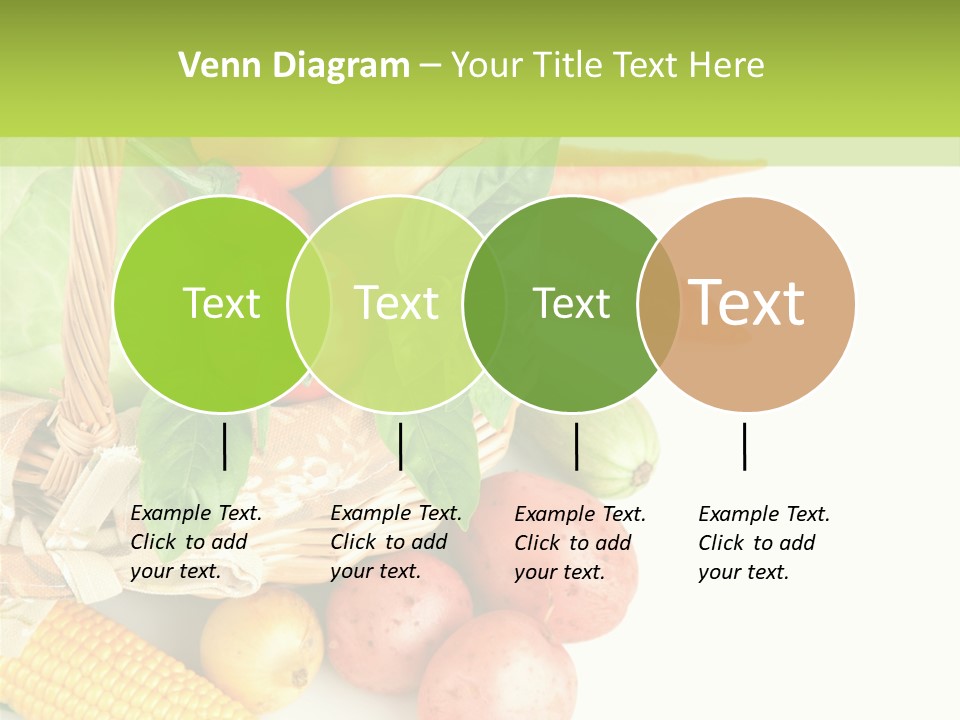 Potato Object White PowerPoint Template