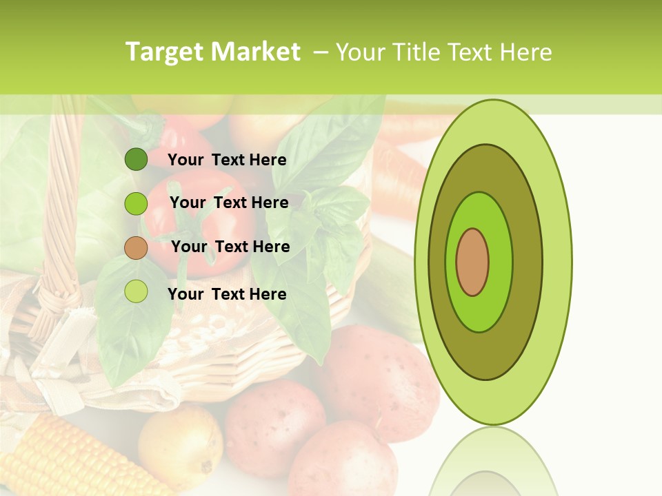 Potato Object White PowerPoint Template