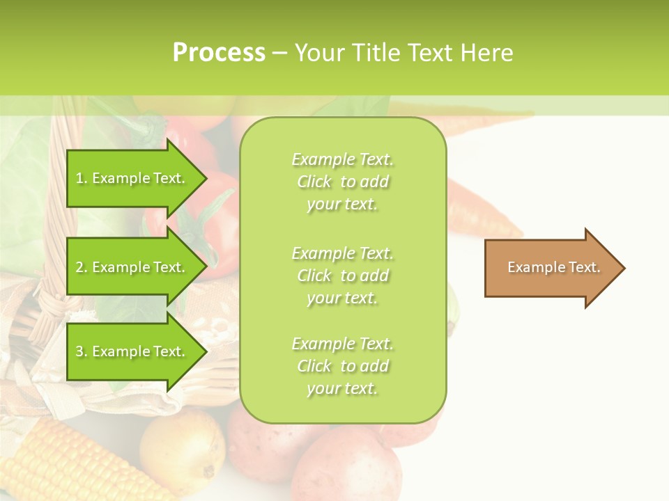 Potato Object White PowerPoint Template