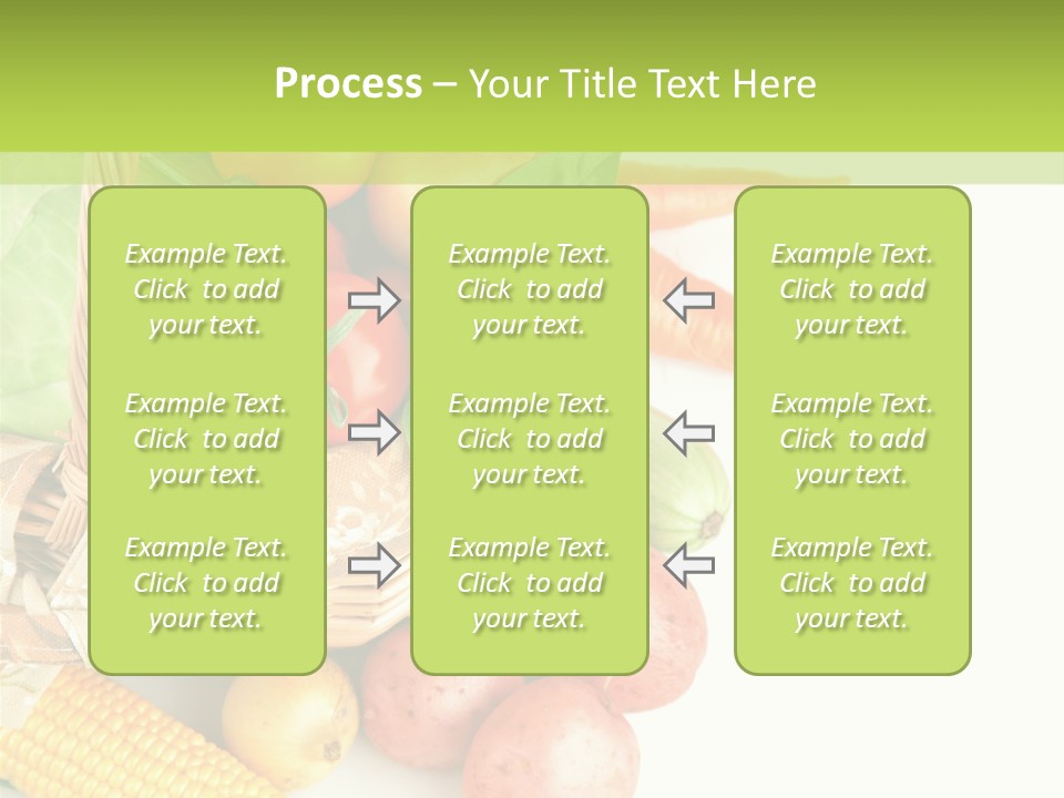 Potato Object White PowerPoint Template