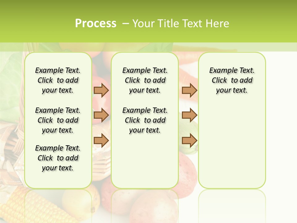 Potato Object White PowerPoint Template
