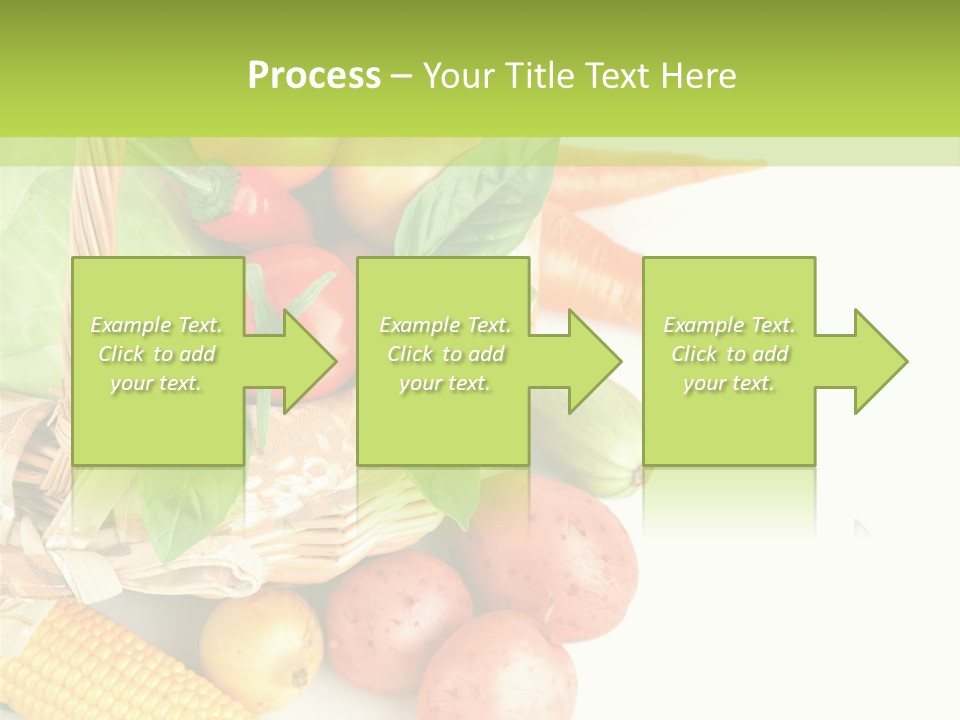 Potato Object White PowerPoint Template