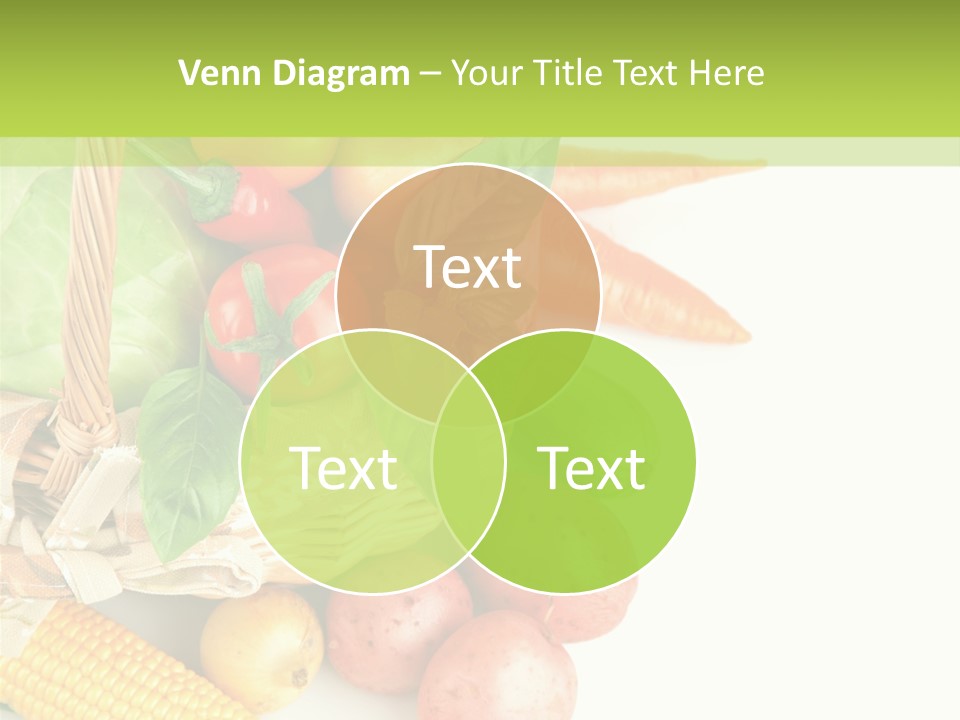 Potato Object White PowerPoint Template