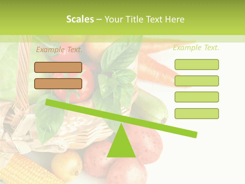 Potato Object White PowerPoint Template