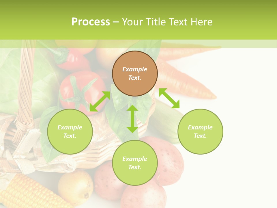 Potato Object White PowerPoint Template