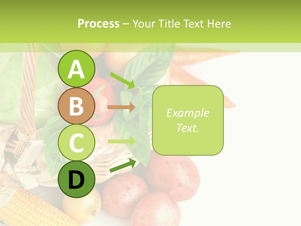 Potato Object White PowerPoint Template