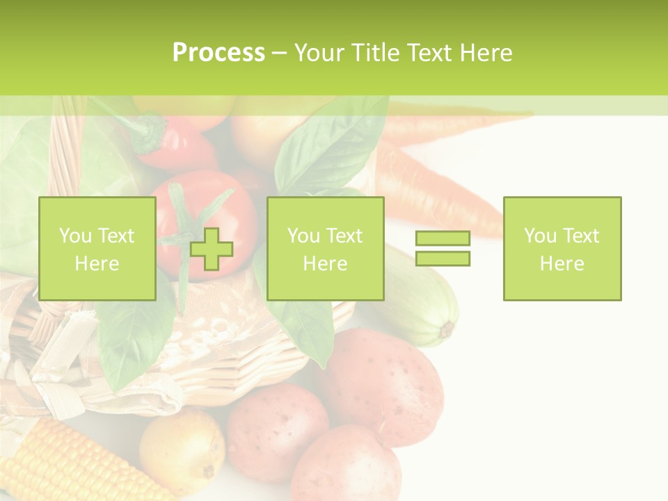 Potato Object White PowerPoint Template