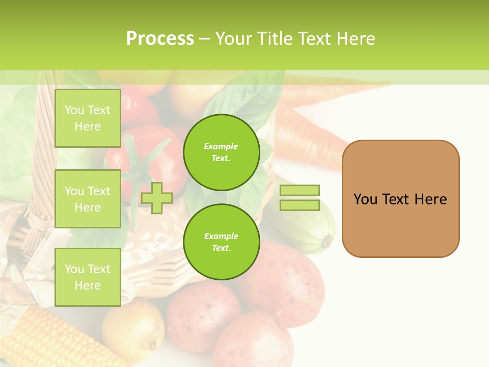 Potato Object White PowerPoint Template