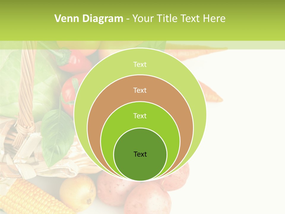 Potato Object White PowerPoint Template