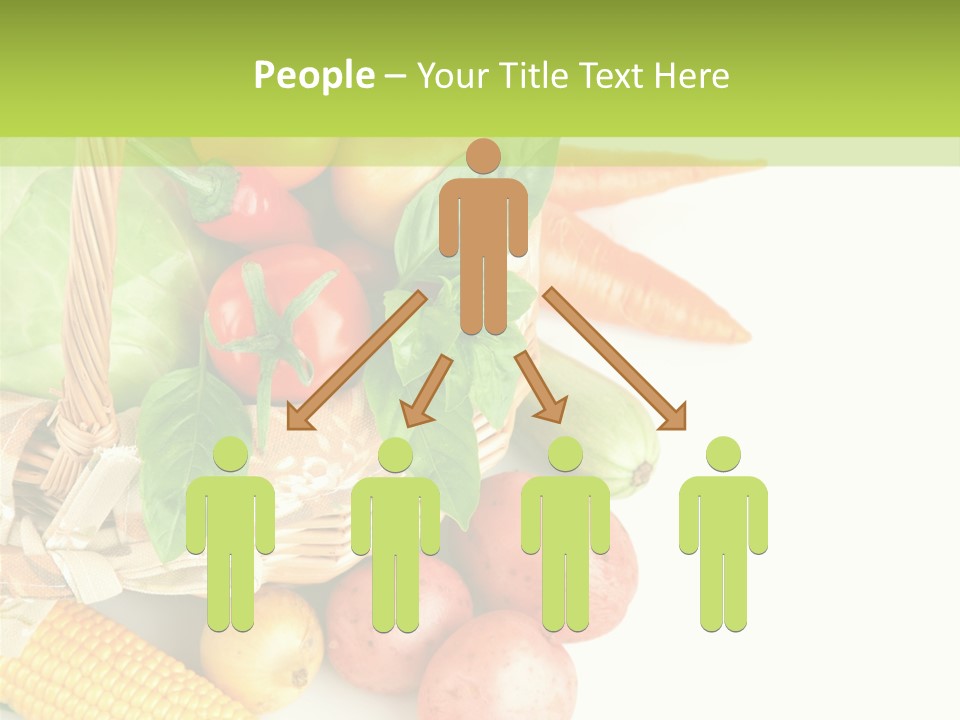 Potato Object White PowerPoint Template