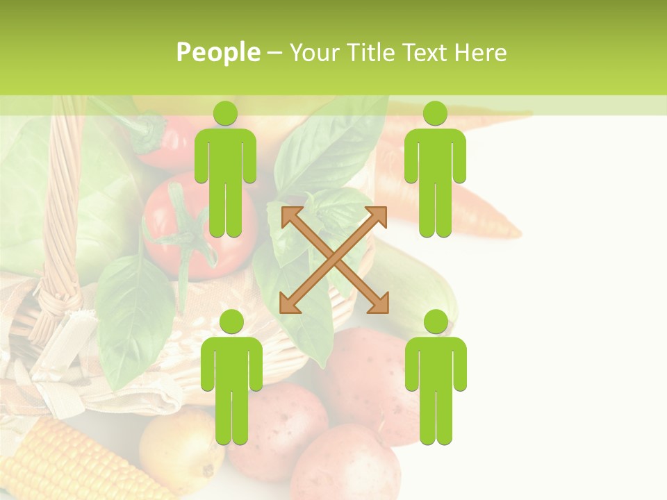 Potato Object White PowerPoint Template