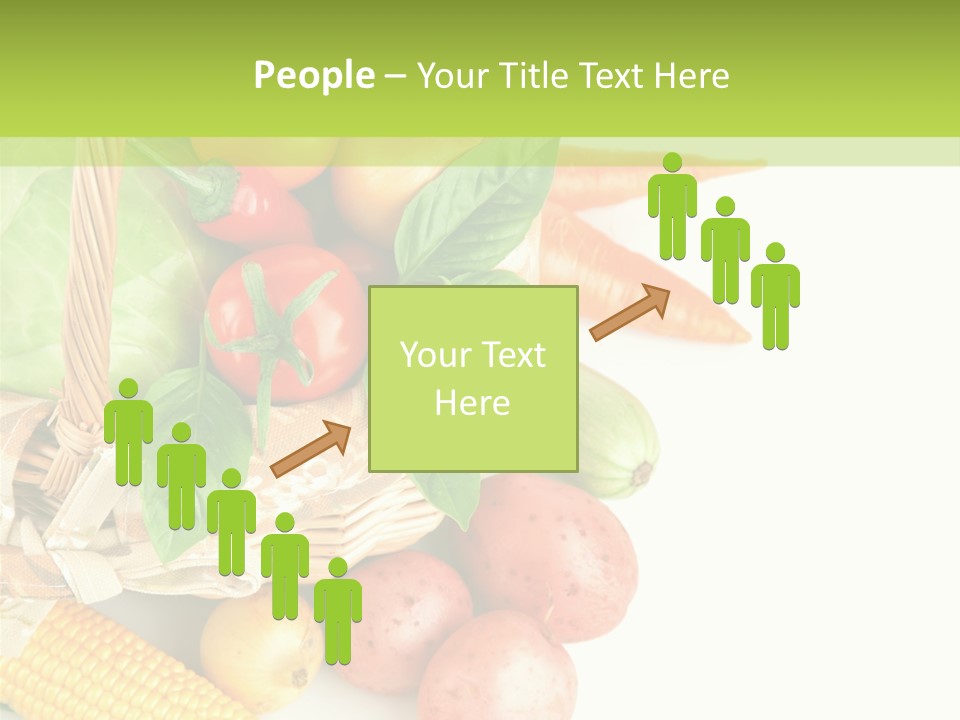 Potato Object White PowerPoint Template