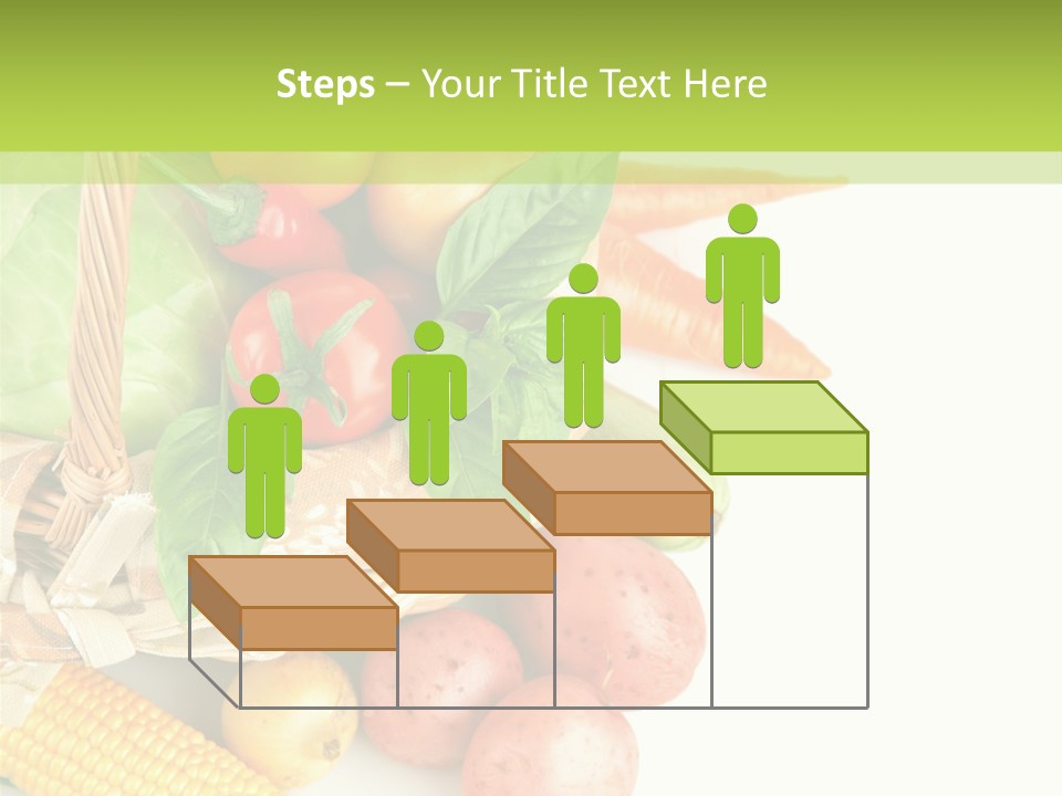 Potato Object White PowerPoint Template