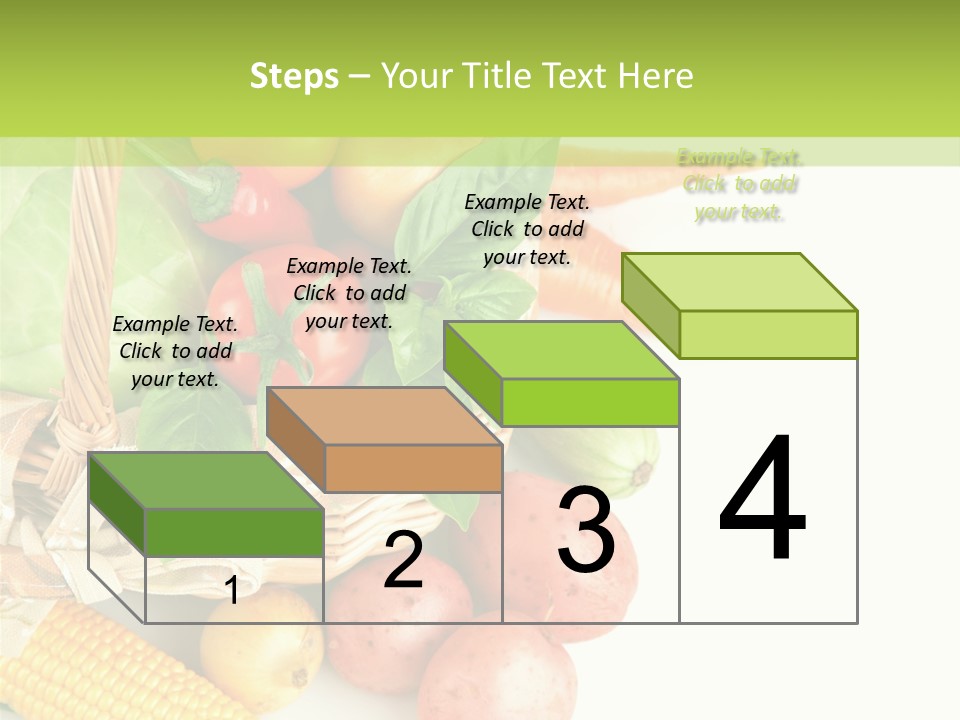 Potato Object White PowerPoint Template