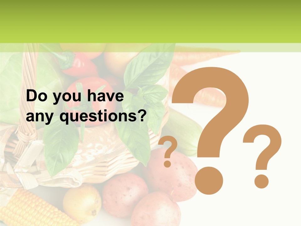 Potato Object White PowerPoint Template