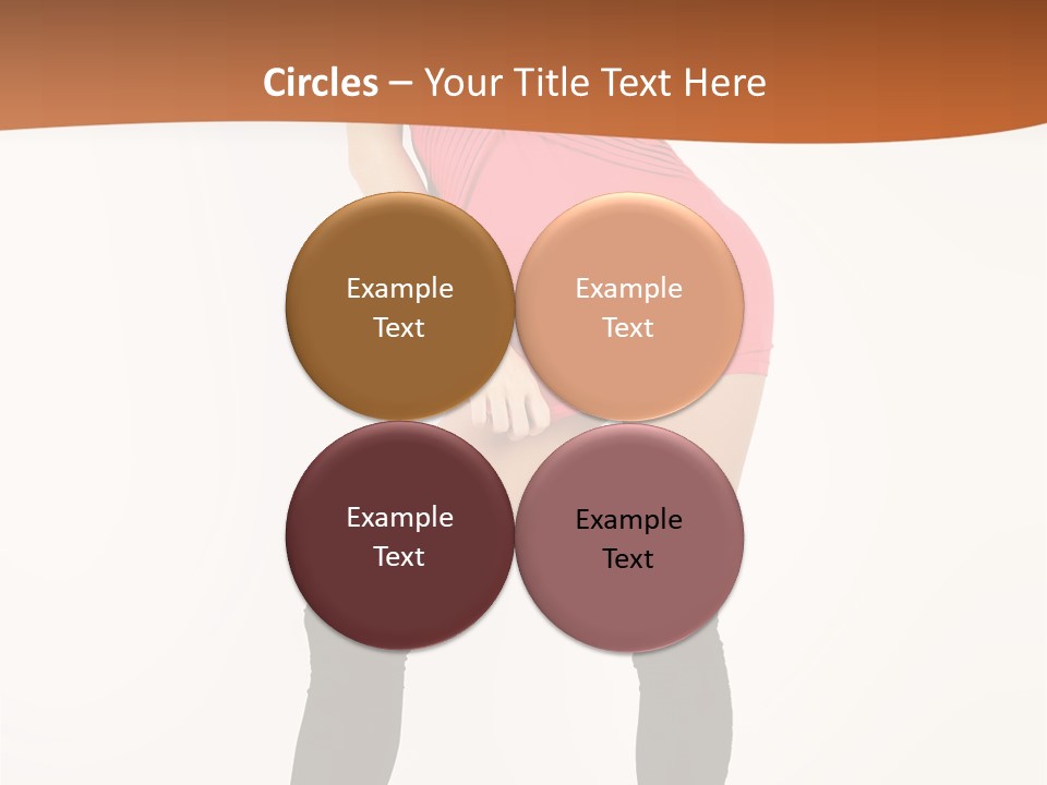 Graceful Hairstyle Hand PowerPoint Template