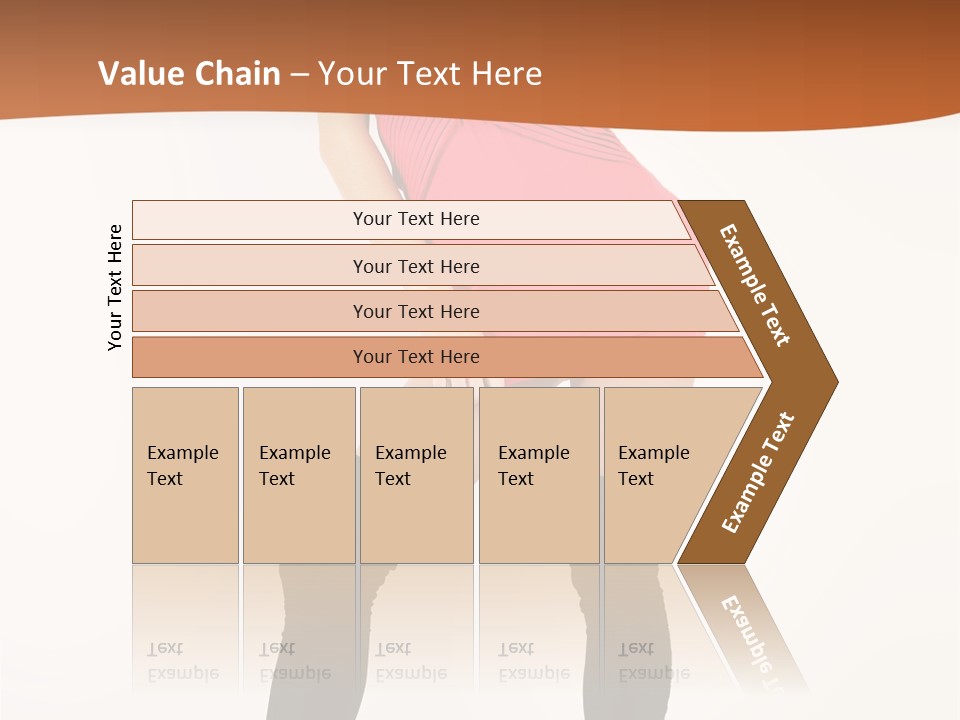 Graceful Hairstyle Hand PowerPoint Template