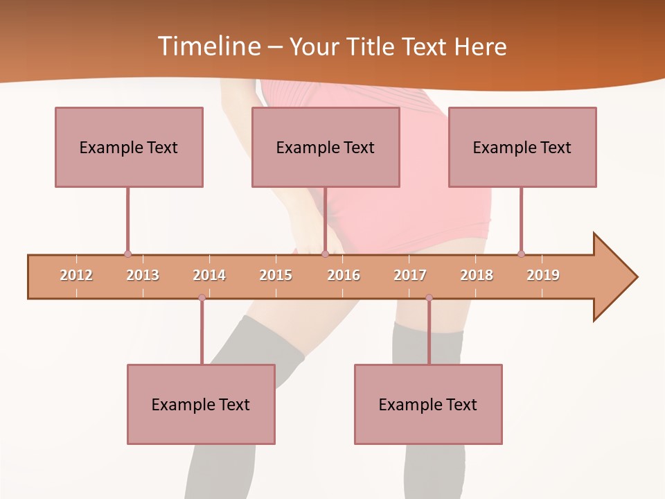 Graceful Hairstyle Hand PowerPoint Template