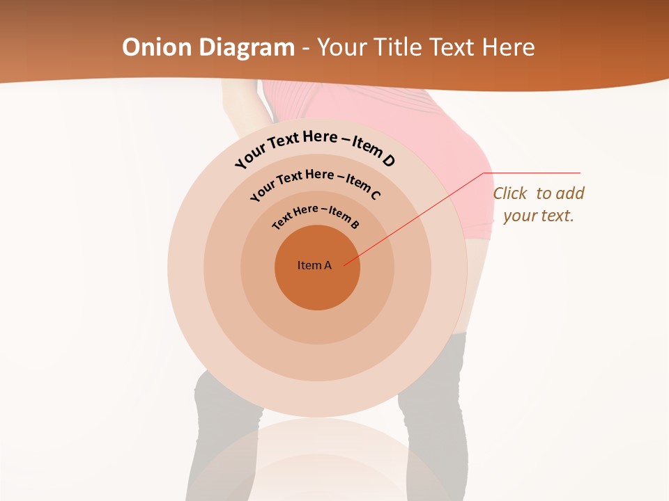 Graceful Hairstyle Hand PowerPoint Template