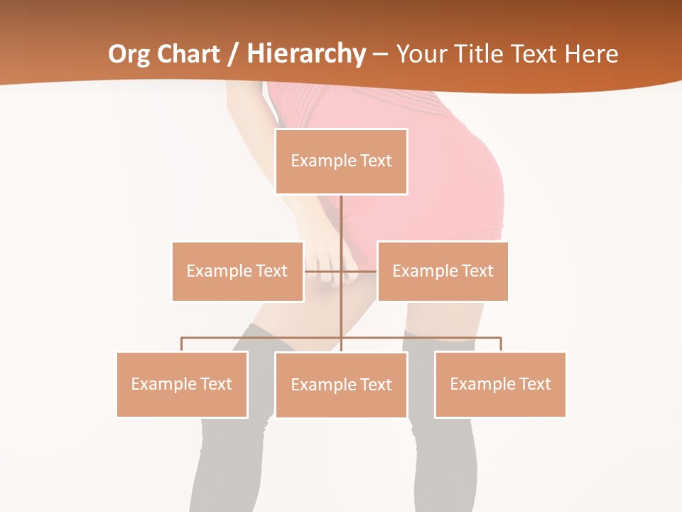 Graceful Hairstyle Hand PowerPoint Template