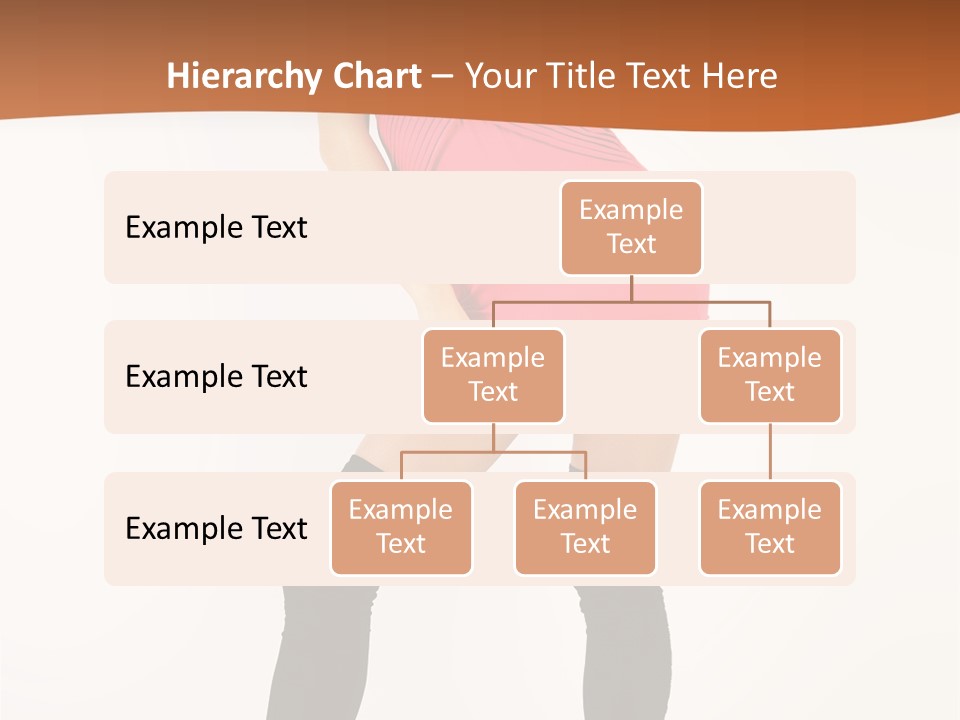 Graceful Hairstyle Hand PowerPoint Template