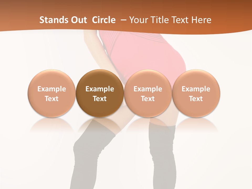 Graceful Hairstyle Hand PowerPoint Template