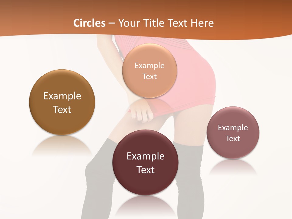 Graceful Hairstyle Hand PowerPoint Template