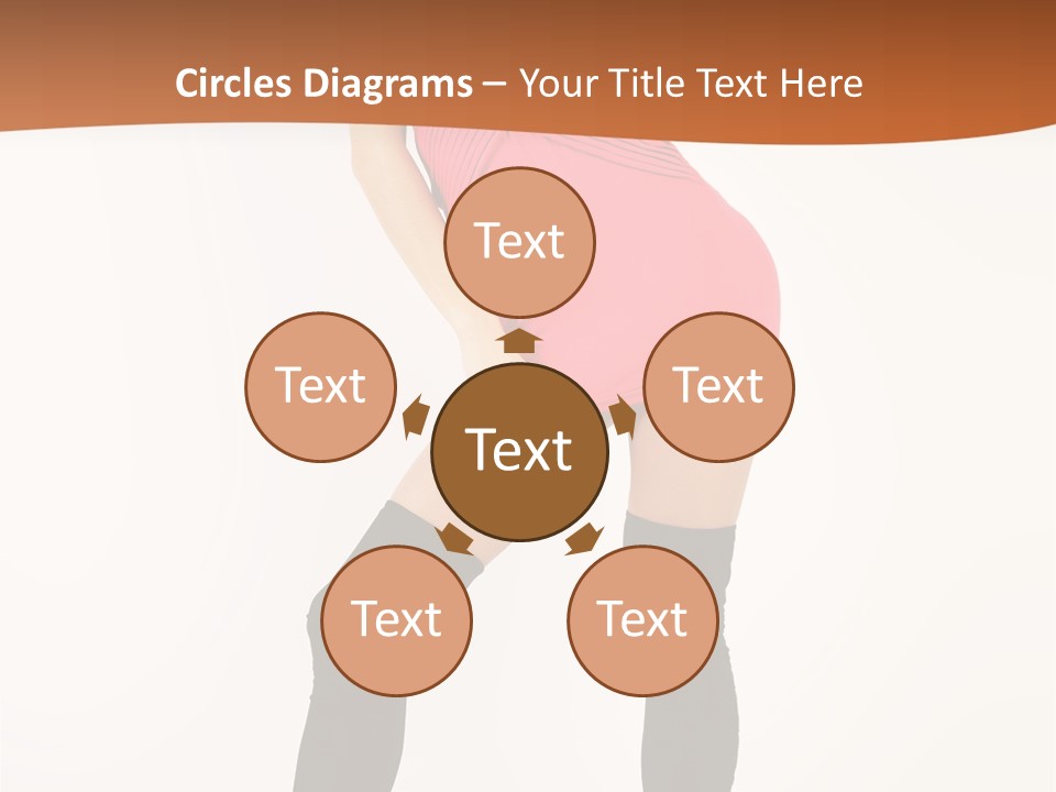 Graceful Hairstyle Hand PowerPoint Template