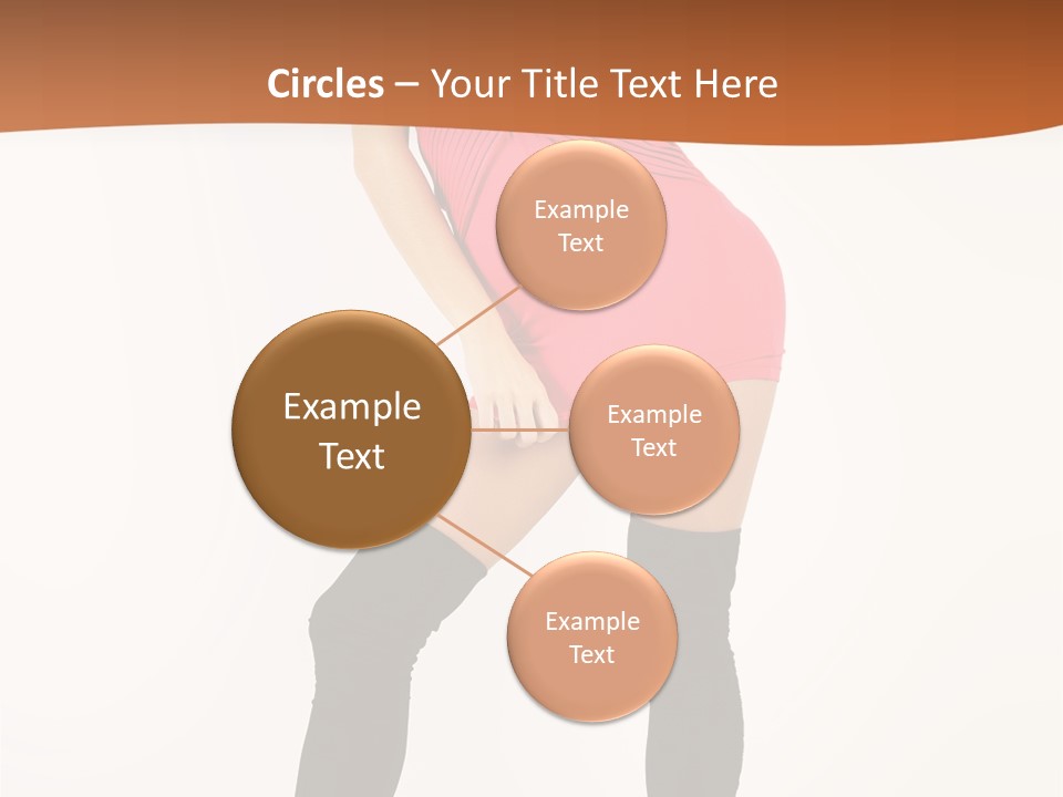 Graceful Hairstyle Hand PowerPoint Template