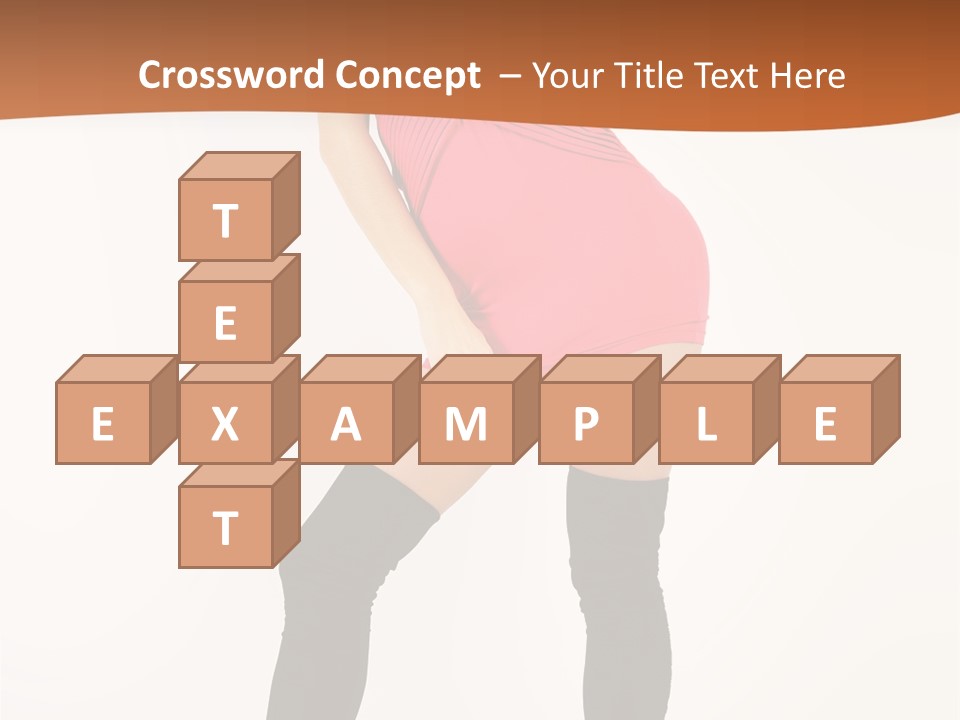 Graceful Hairstyle Hand PowerPoint Template