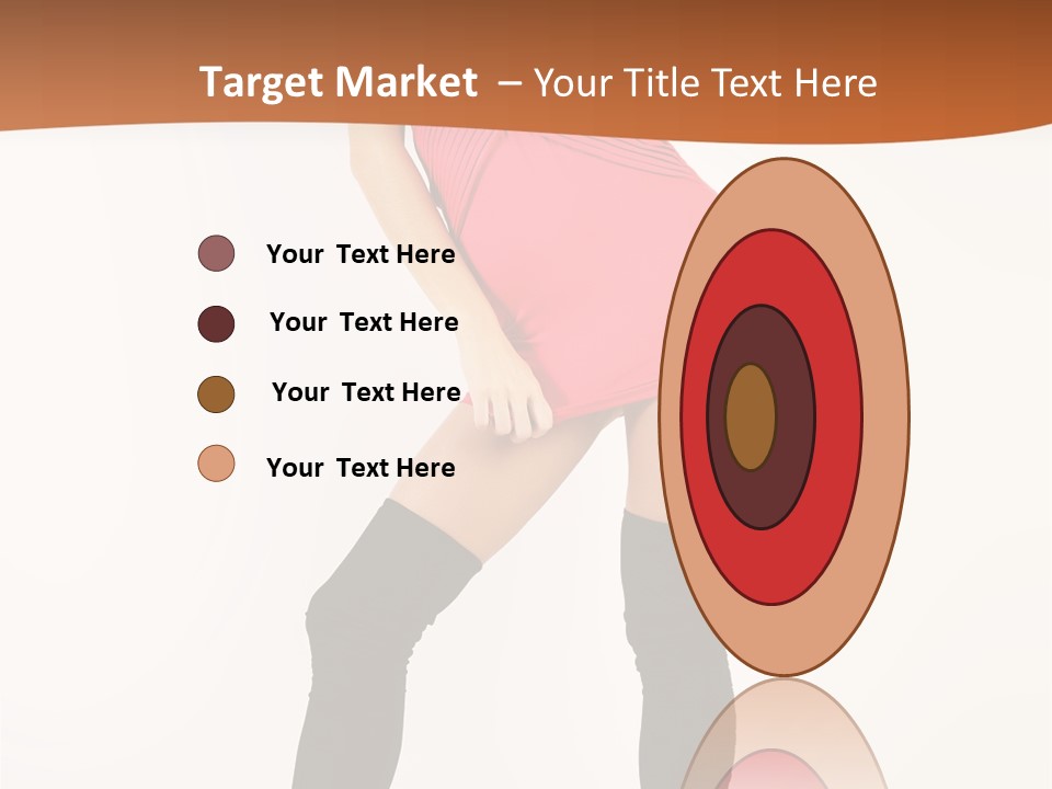 Graceful Hairstyle Hand PowerPoint Template