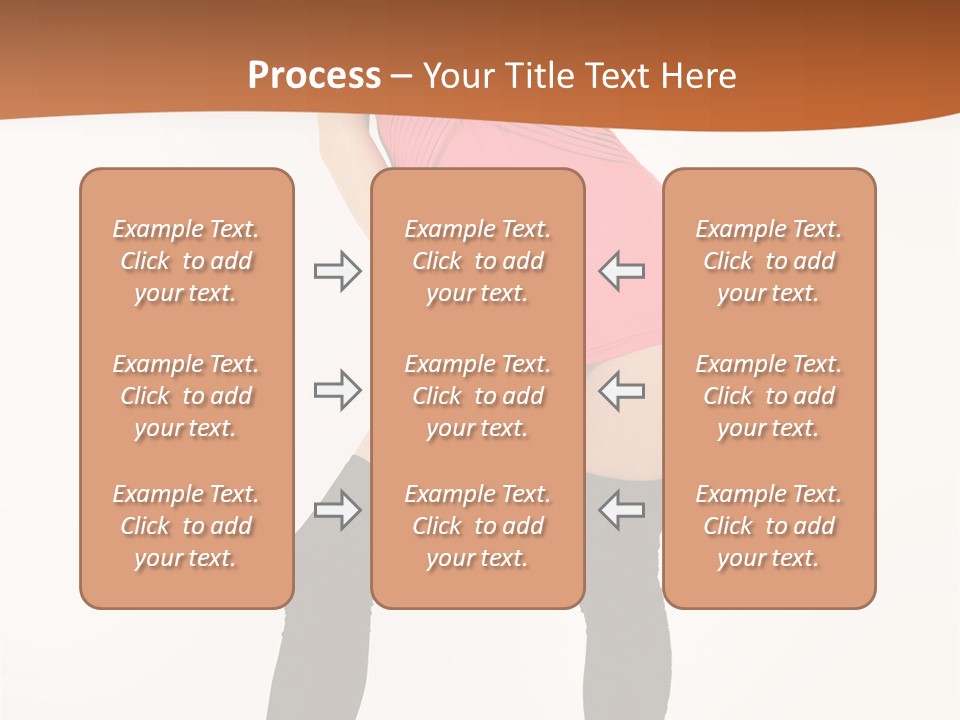Graceful Hairstyle Hand PowerPoint Template
