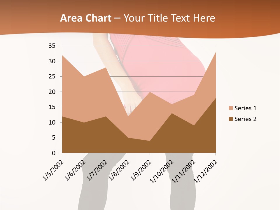 Graceful Hairstyle Hand PowerPoint Template