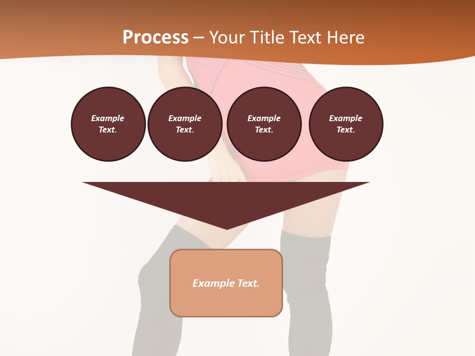 Graceful Hairstyle Hand PowerPoint Template