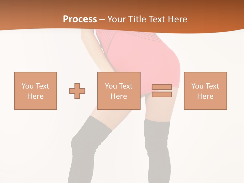 Graceful Hairstyle Hand PowerPoint Template