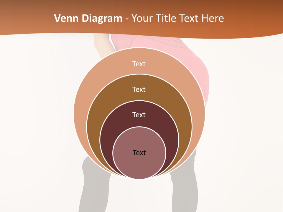 Graceful Hairstyle Hand PowerPoint Template