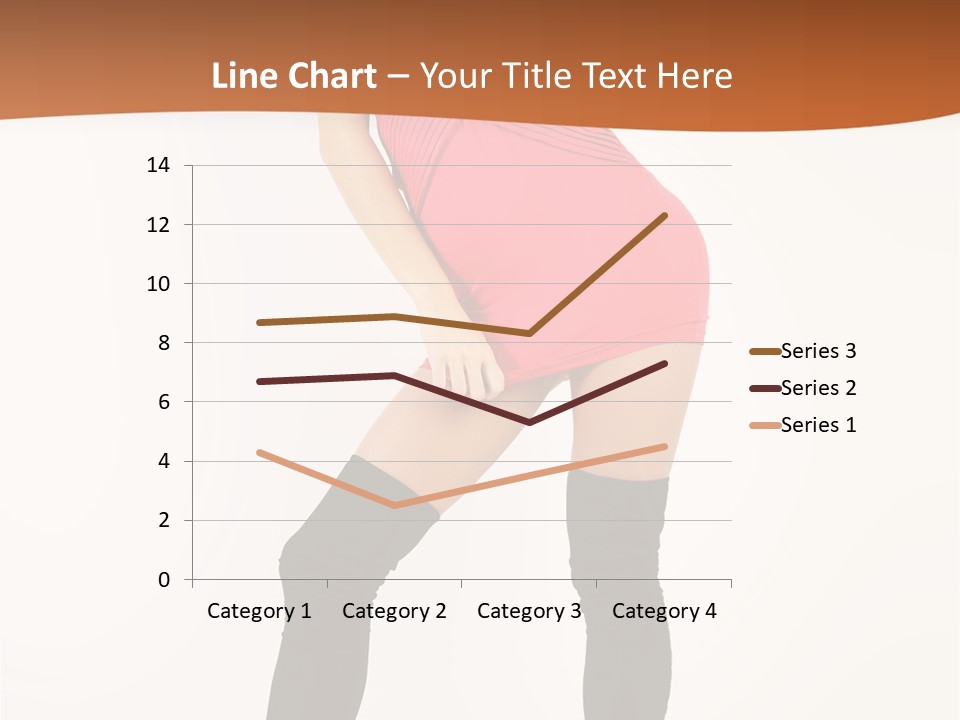 Graceful Hairstyle Hand PowerPoint Template