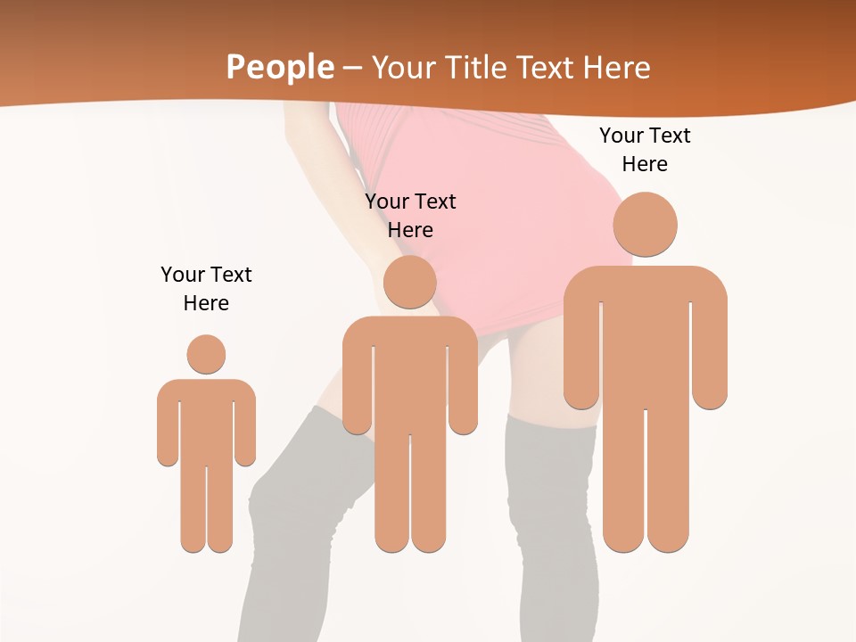 Graceful Hairstyle Hand PowerPoint Template