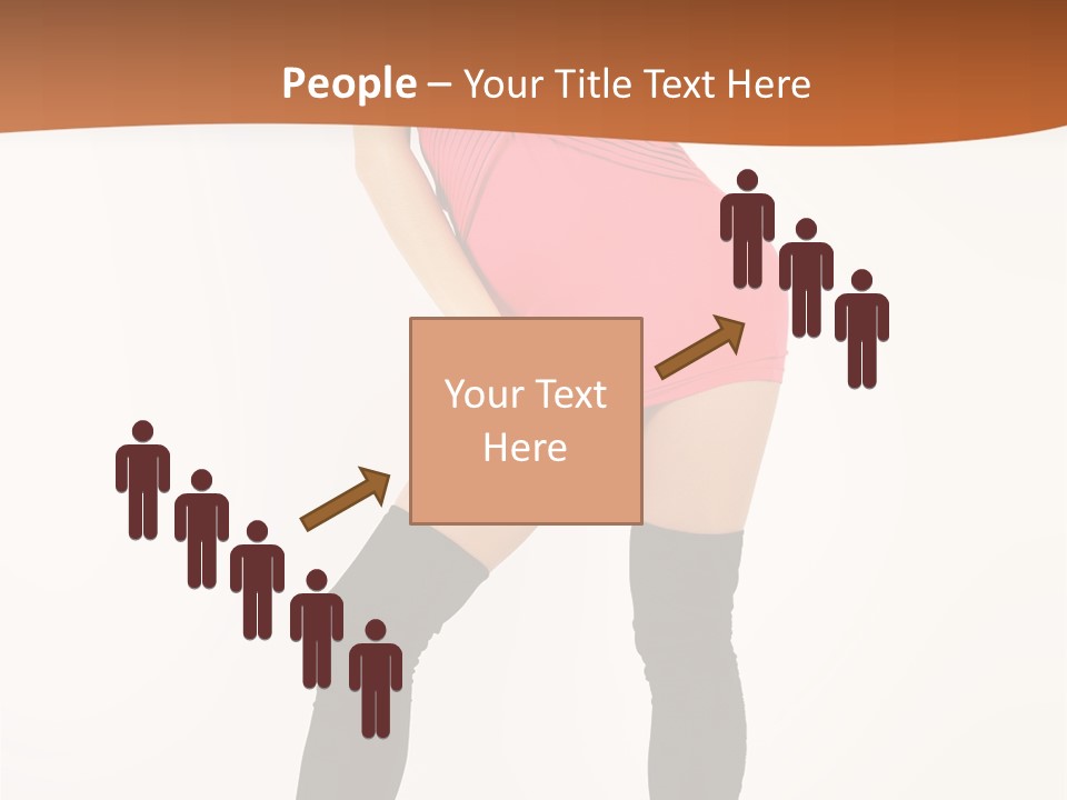 Graceful Hairstyle Hand PowerPoint Template