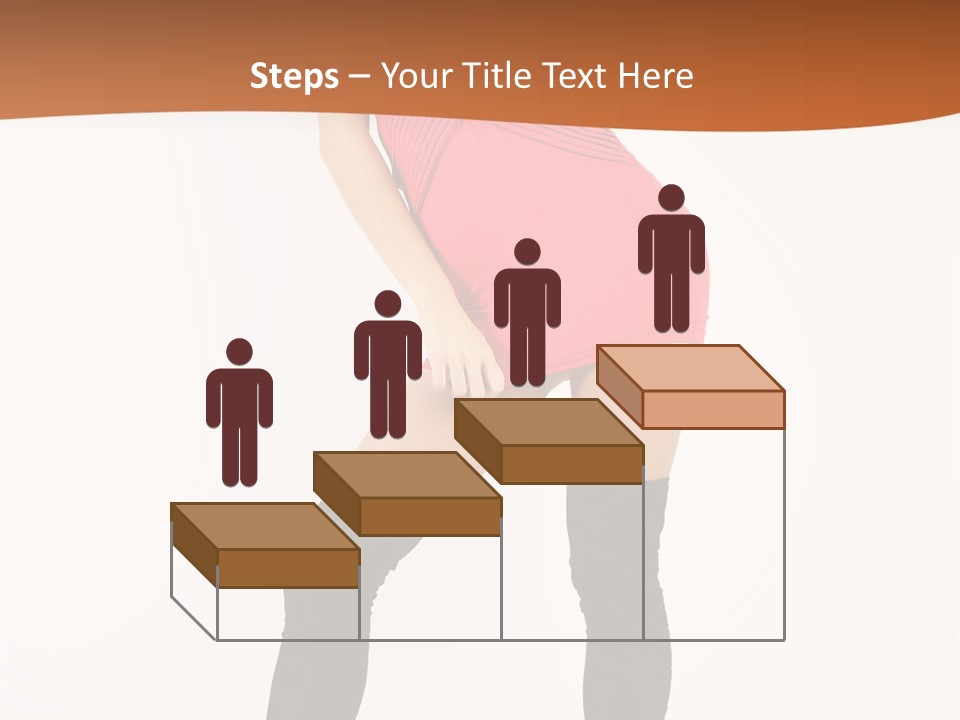 Graceful Hairstyle Hand PowerPoint Template